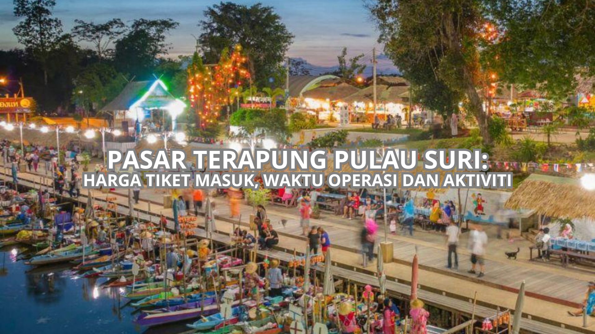 Pasar Terapung Pulau Suri Cover